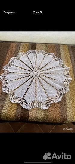 Скатерть Салфетки Вязаные