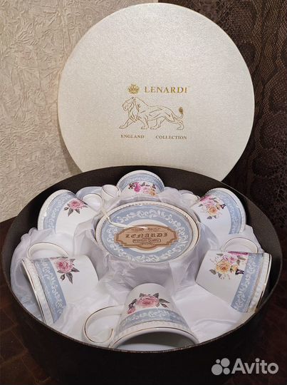 Чайный набор в подарочной коробке на 6 персон