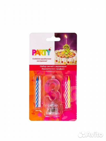 Свечи для торта цифры