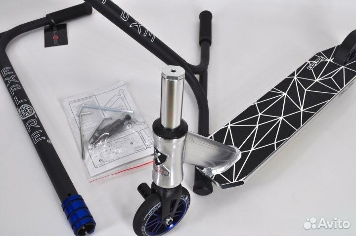 Трюковой самокат Explore storm+ пеги