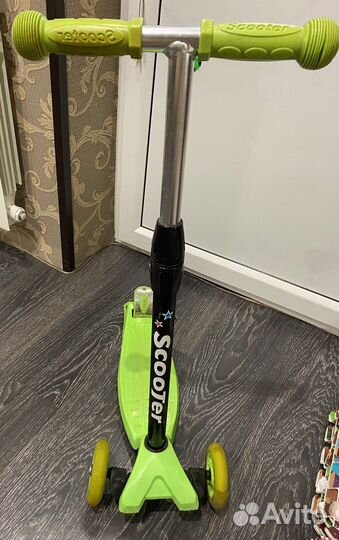 Самокат детский трехколесный бу