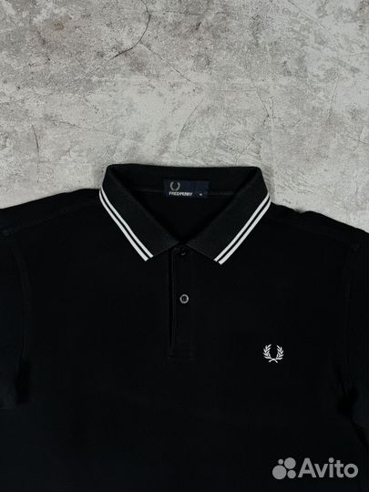 Fred Perry Base Polo Shirt Big Logo футболка поло