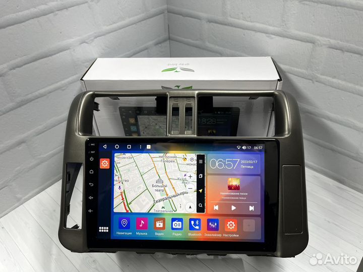 Магнитола андроид GrayBird Toyota Prado 150 3/32