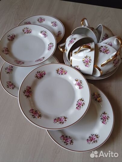 Чайный сервиз СССР Сигулда Рига