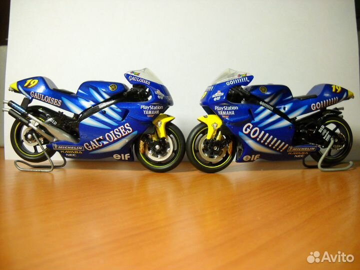 Модель мотоцикла мотоgp 2001 г 1-18
