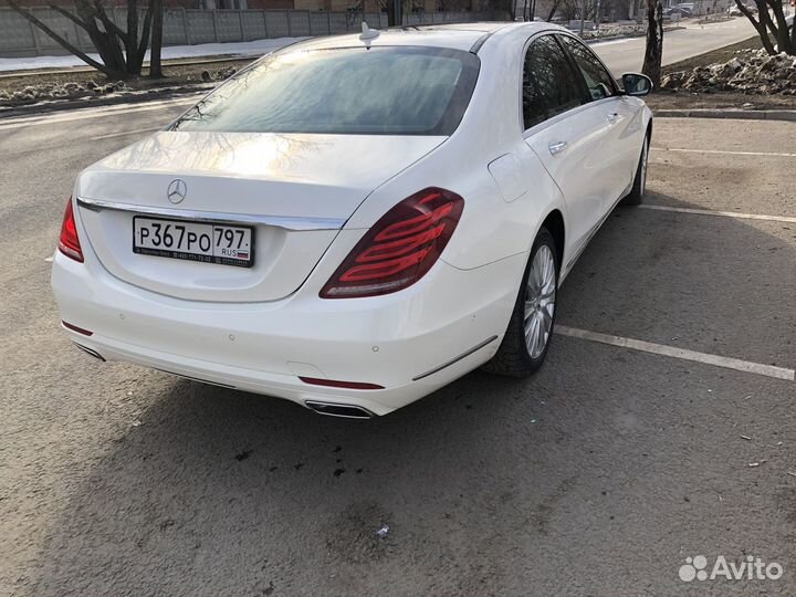 Аренда авто на свадьбу Mersedes S-class W222 Long