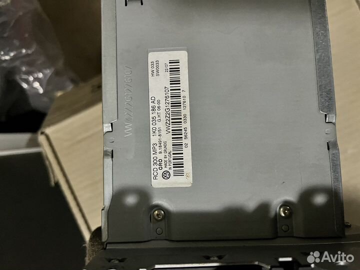 Аудиомагнитола Volkswagen passat b6