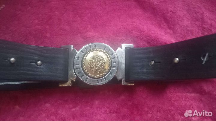 Ремень Blue System Италия. Длина 87 см