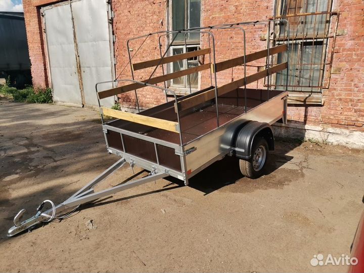 Прицеп Б-2.5 кв алтай 250х150 с тентом аэро