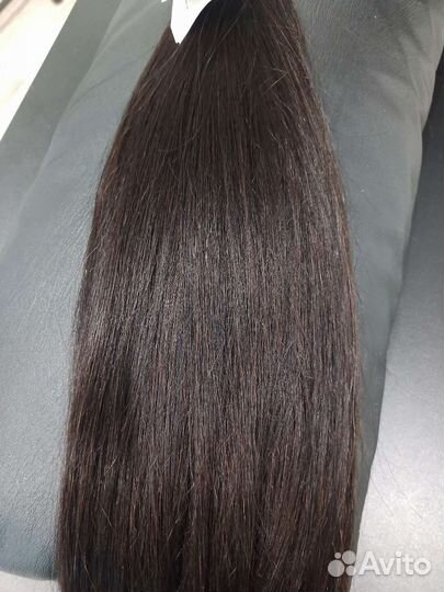 Натуральные волосы на капсулах 66см Люкс