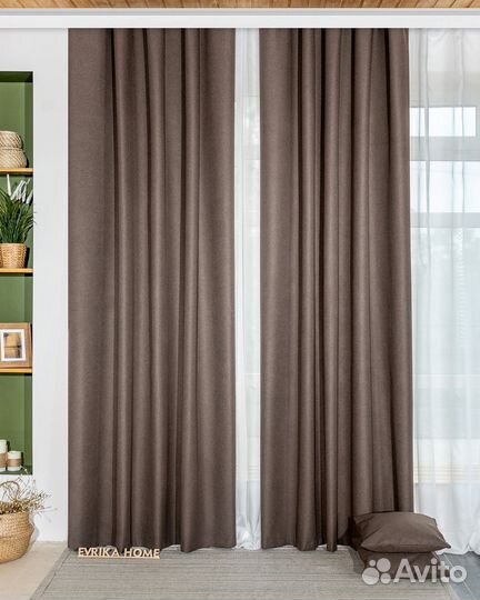 Портьеры блэкаут Массимо шторы готовые и на заказ