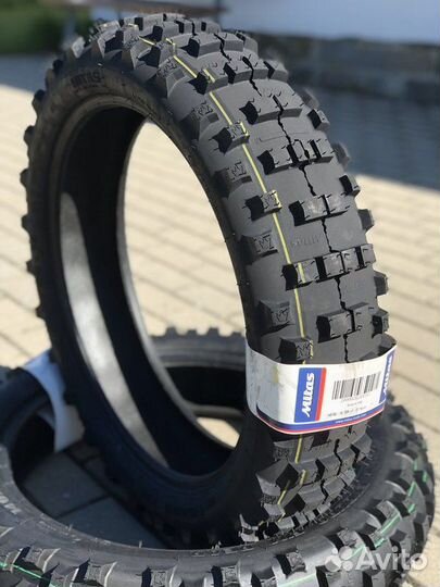 Mitas 130/90-18 EF-07 желтая полоса мотошина