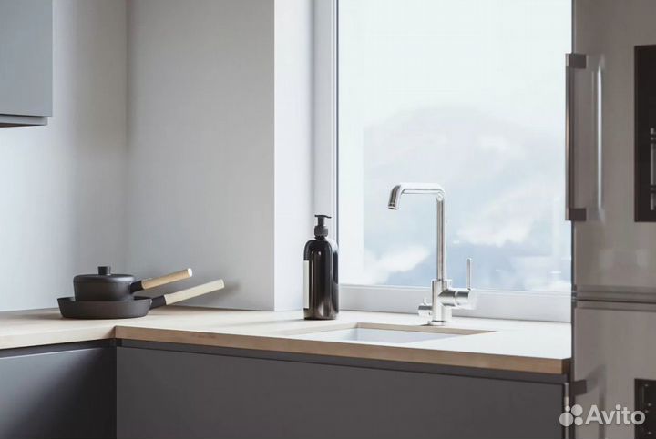 Кухня на заказ, с островом, прямая, угловая