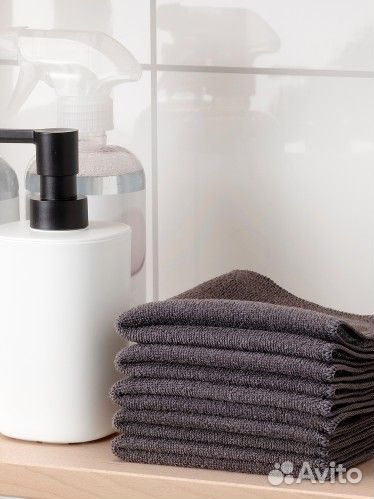 IKEA Rinnig салфетка кухонная 25*25 серый