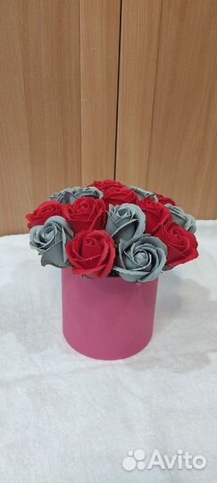 Букет из мыльных роз