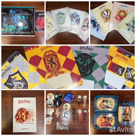 Гарри поттер тетради, пазлы, значки