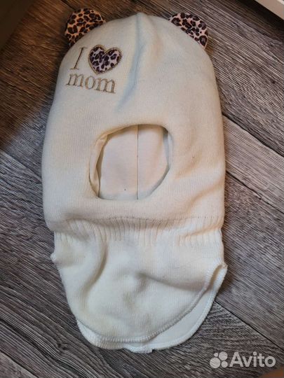 Шапка шлем для девочки