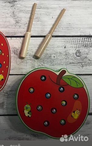 Игра развивающая рыбалка Яблочко