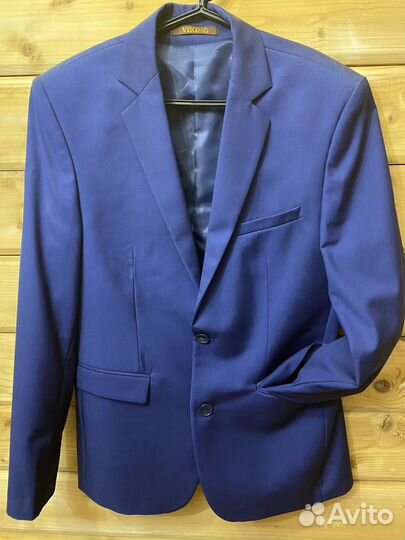 Классический мужской брючный костюм-двойка 48