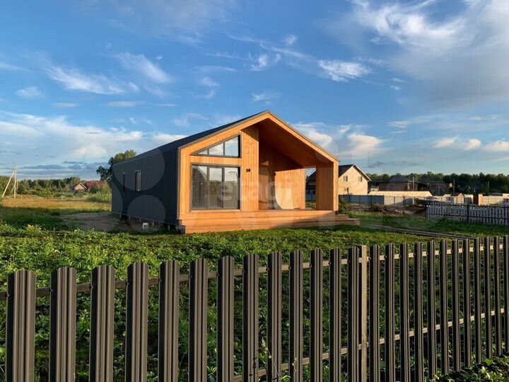 Коттедж 108,7 м² на участке 10 сот.