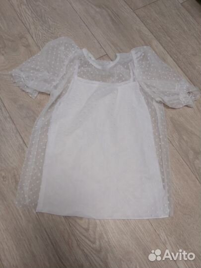 Блузка для девочки школьная 116 122