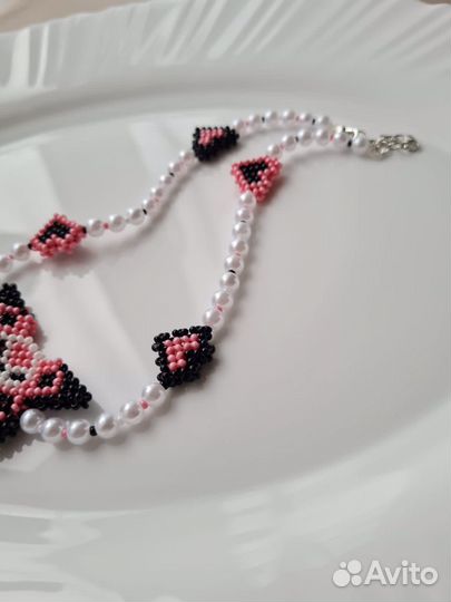 Ожерелье из бисера