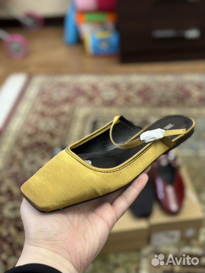 Zara туфли мюли