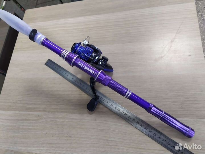 Спининг Shimano складной с катушкой