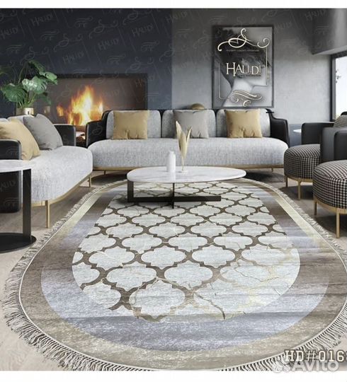 Ковер ьещворсовый овал Турция