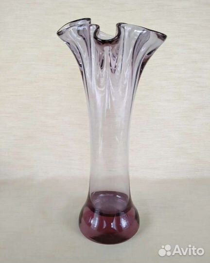 Ваза для цветов Александритовое стекло