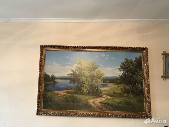 Картина большая в раме