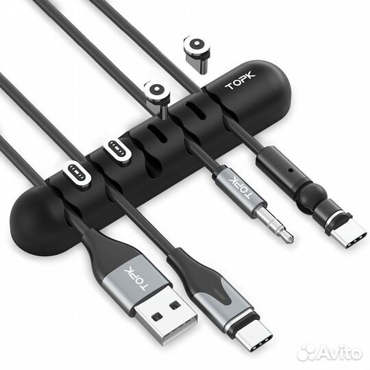 Topk Кабельный органайзер силиконовый