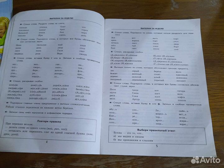 Рабочая тетрадь 2 класс русский язык