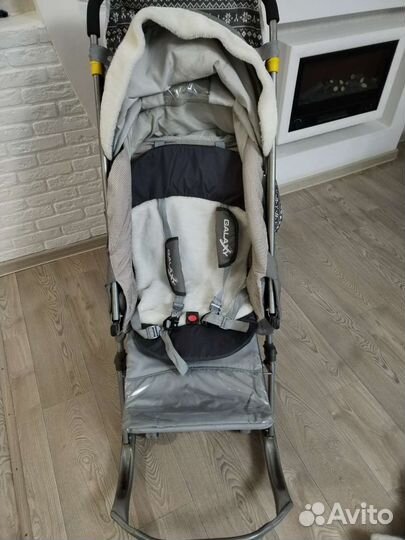 Детские санки коляска с колесами