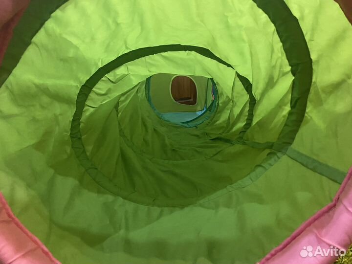 Палатка с тоннелем детская