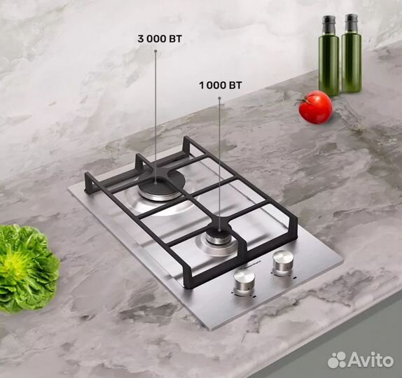 Новая газовая варочная панель Hebermann hbgs 302.1