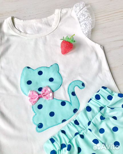 Летний костюм для девочки