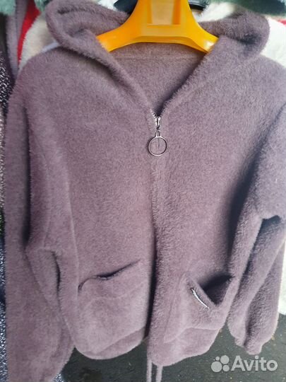 Кардиган женский вязаный альпака