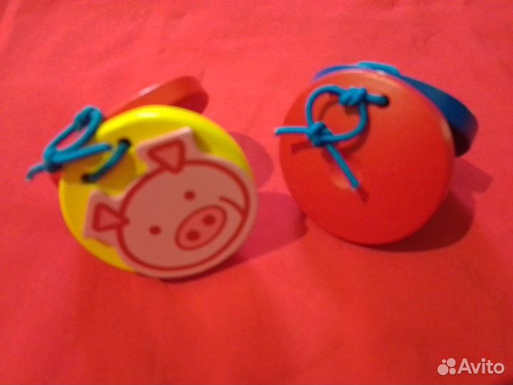 Кастаньеты новые деревянные фламенко (пара)