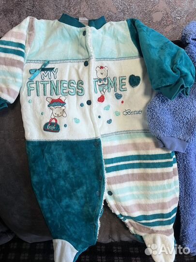 Флисовый комбинезон 68