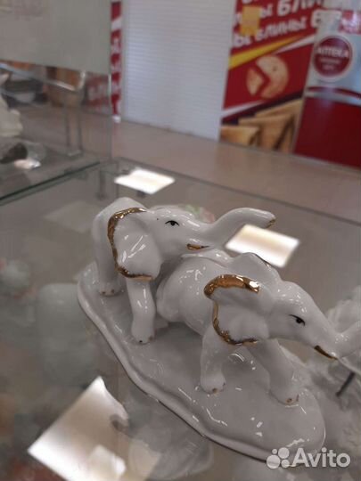 Статуэтка слоны семья