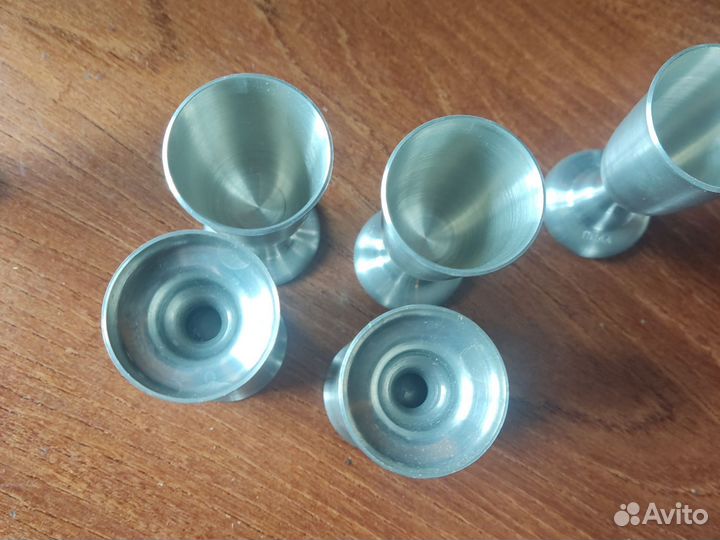 Рюмки металлические