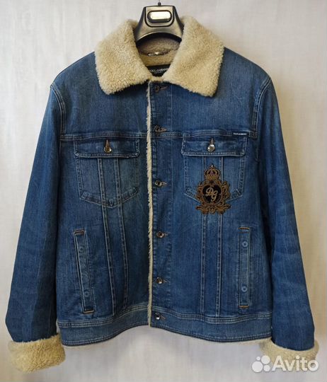 Джинсовая дубленка Dolce Gabbana. Оригинал. 54-56р