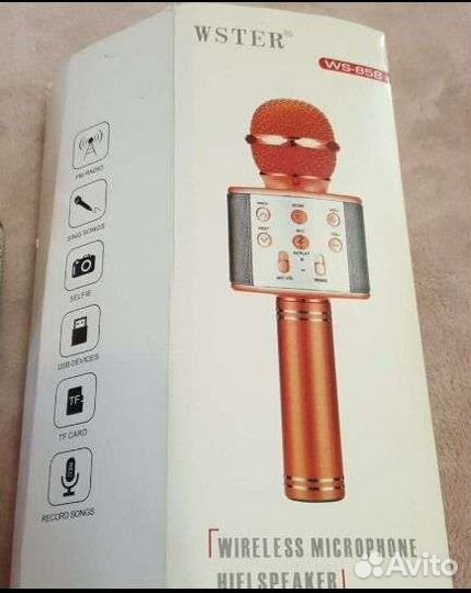 Оригинальный караоке-микрофон wster WS-858