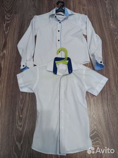 Рубашки детские, белые