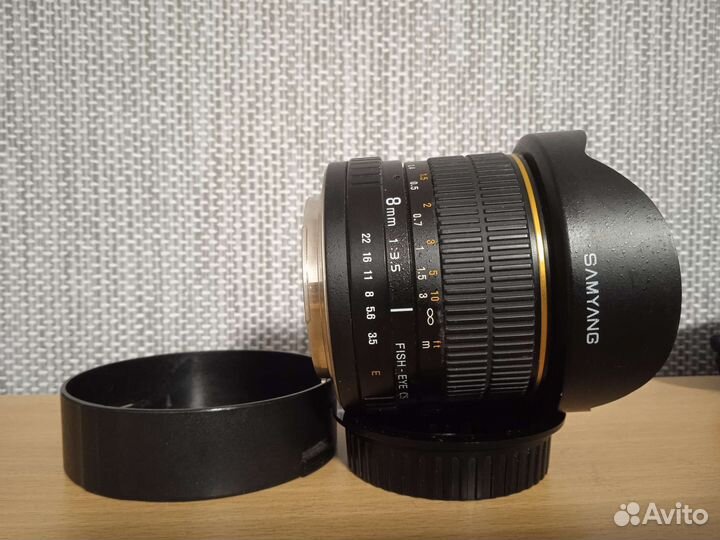 Объектив samyang 8mm f/3.5 fish-eye