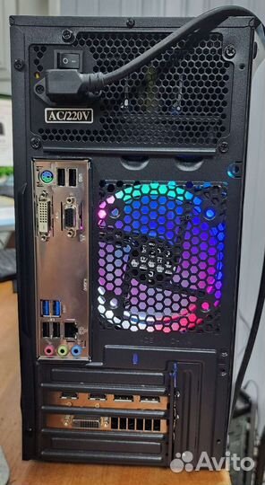 Игровой пк Intel i3-9100-4Ядра/RX-470-8Gb/8Gb-DDR4
