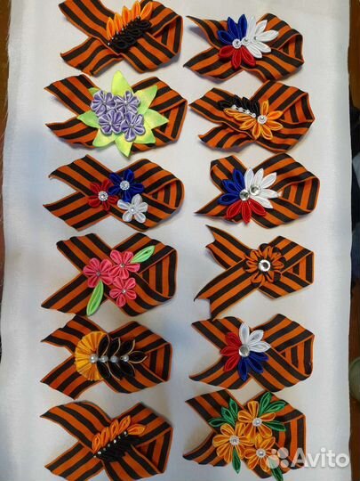 Георгиевская лента брошь