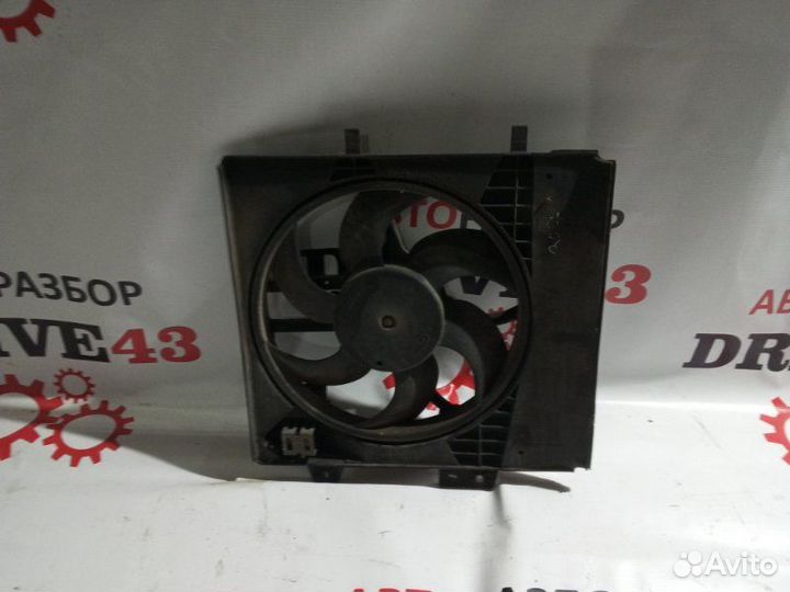 Вентилятор радиатора Peugeot 207 A7 1.4 KFV (TU3A)