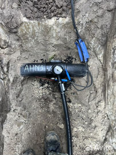 Монтаж сварка пайка трубы пнд